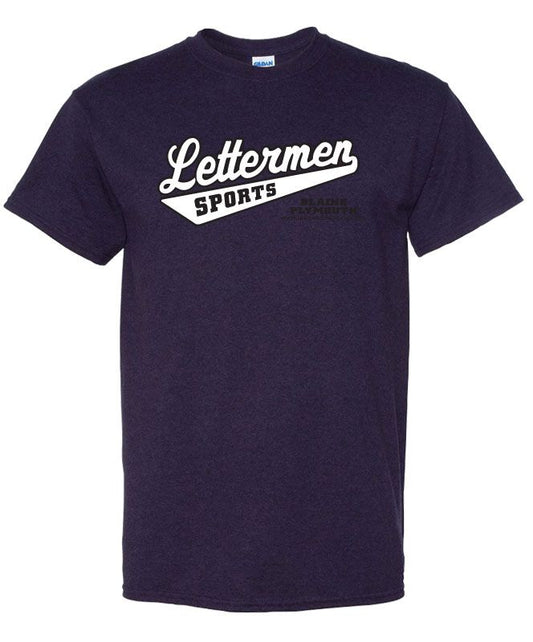 Classic Lettermen Tee, Blackberry