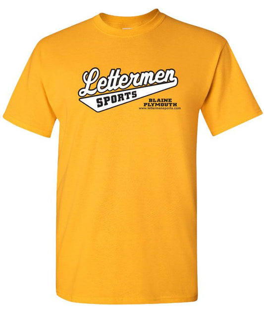 Classic Lettermen Tee, Gold