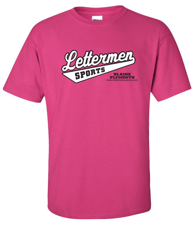Classic Lettermen Tee, Heliconia