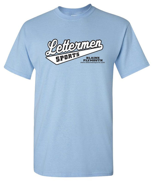 Classic Lettermen Tee, Light Blue