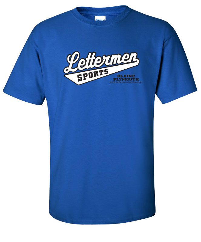 Classic Lettermen Tee, Royal