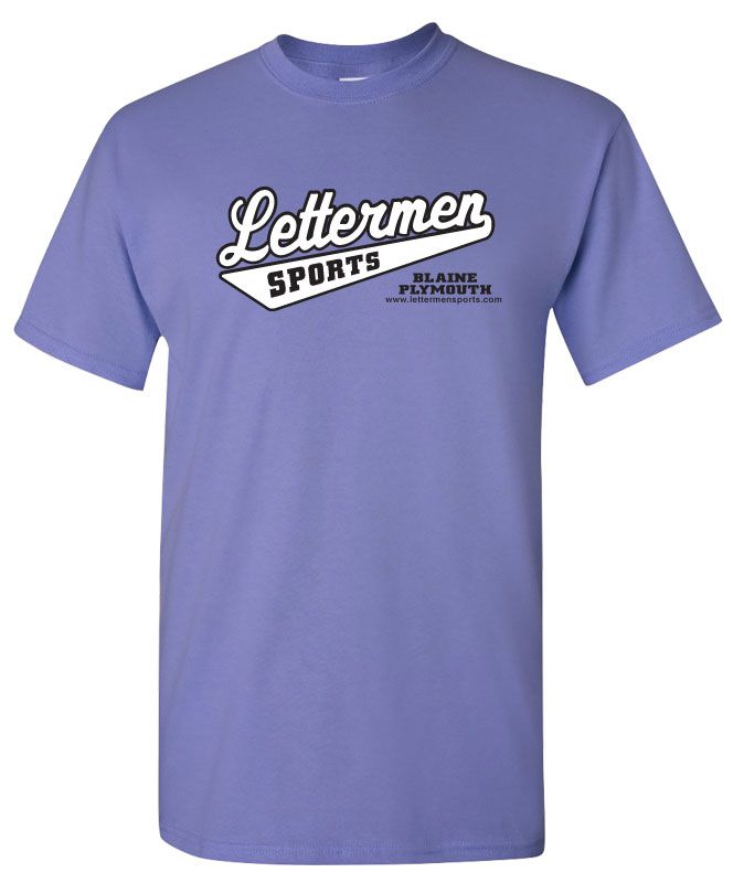 Classic Lettermen Tee, Violet