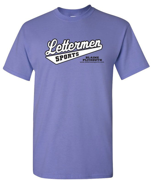 Classic Lettermen Tee, Violet
