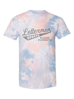 Coral Dream Cloud Lettermen Tee