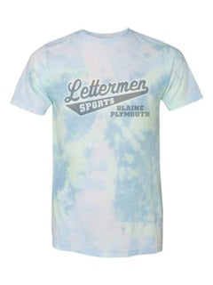 Green Dream Cloud Lettermen Tee