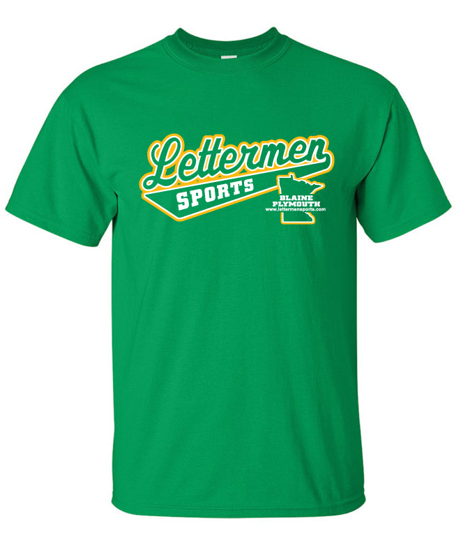 Kelly/Gold Lettermen Tee