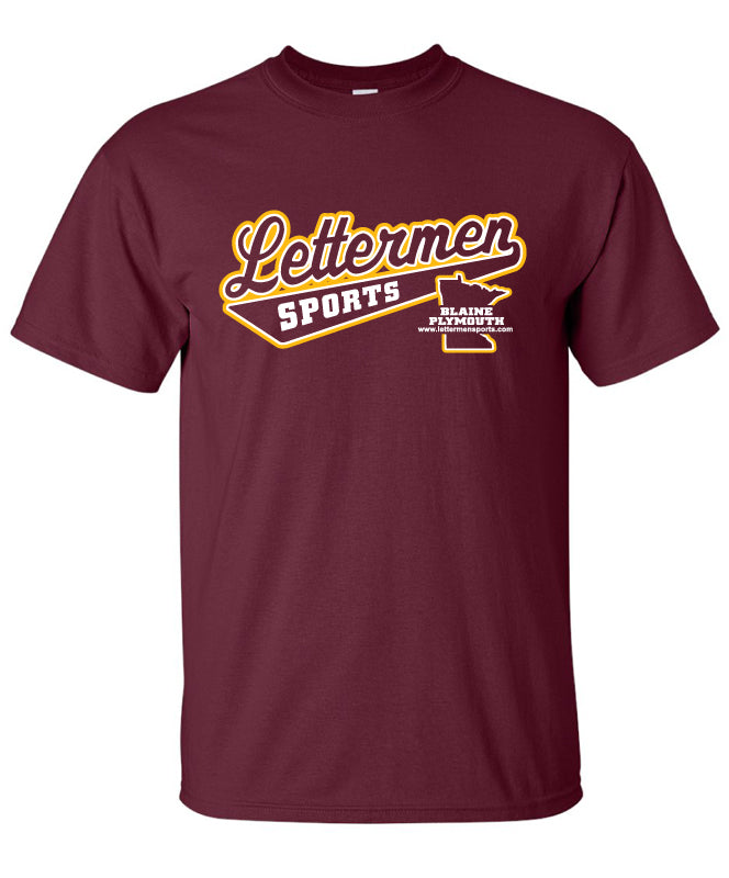 Maroon/Gold Lettermen Tee