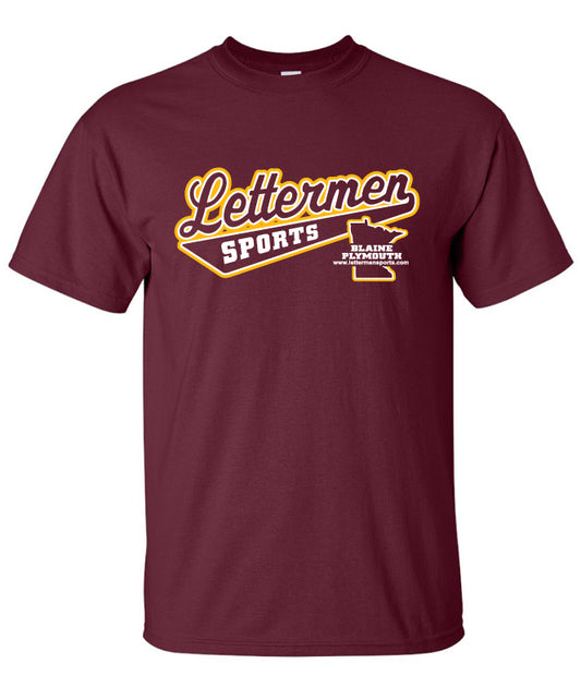 Maroon/Gold Lettermen Tee