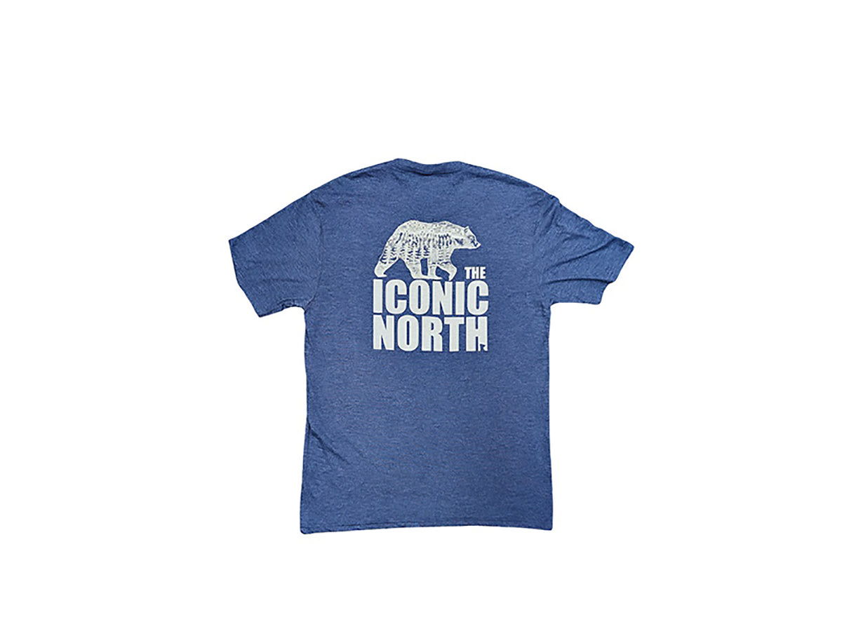 Navy Frost Iconic North Bear Tee