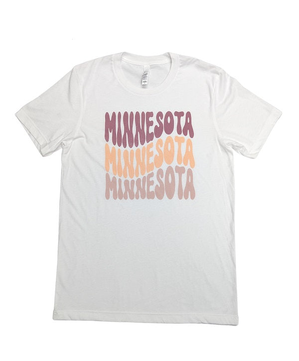 Minnesota Retro Wave Tee