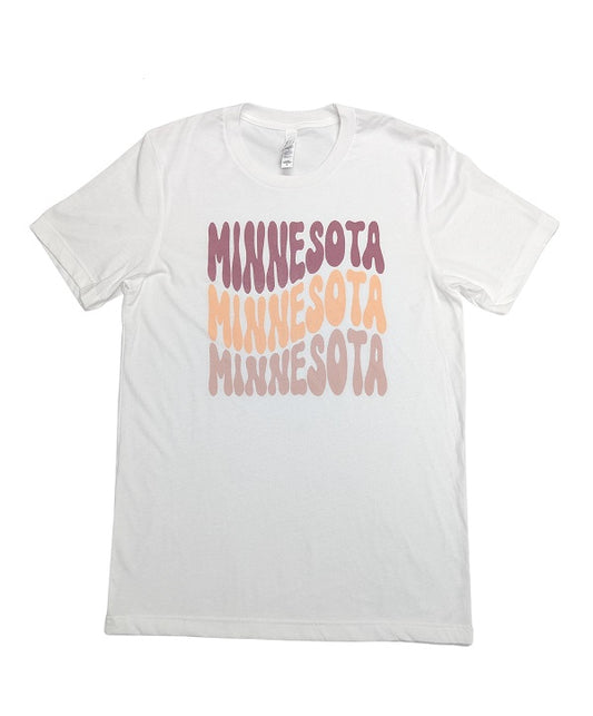 Minnesota Retro Wave Tee