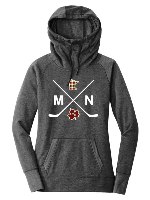 Maple Grove New Era Ladies Tri-Blend Fleece Pullover Hoodie
