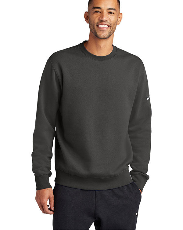Nike Club Fleece Sleeve Swoosh Crew