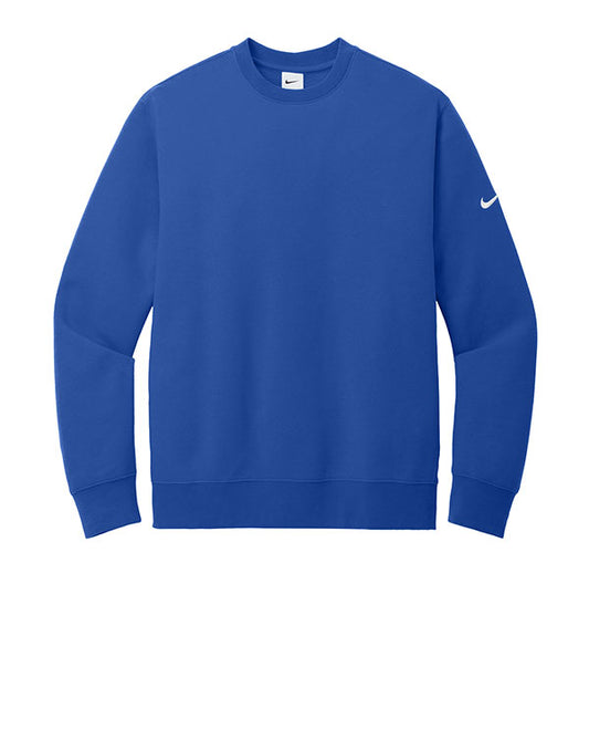 Game Royal Nike Club Fleece Sleeve Swoosh Crew