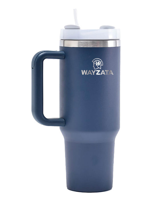 Wayzata Trojans -Navy Community 40 oz. Tumbler with Handle