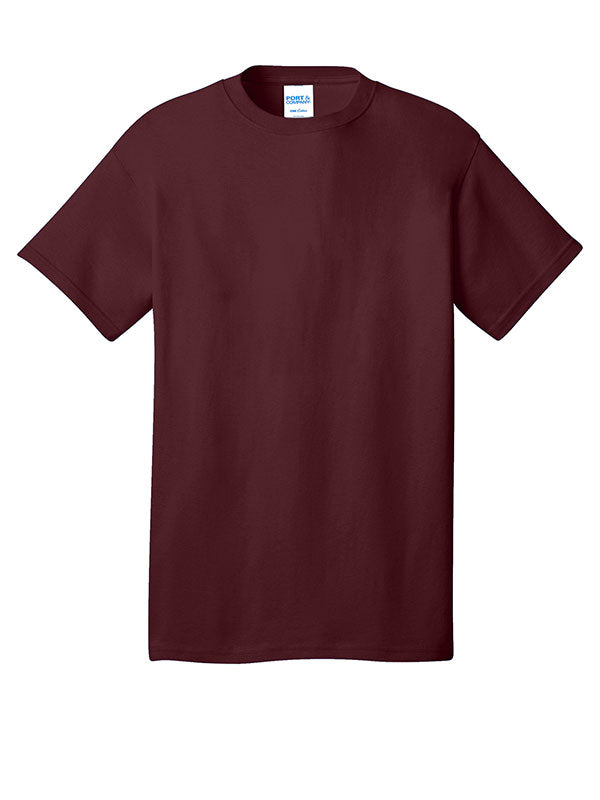 Athletic Maroon Port & Company Core Cotton Tee