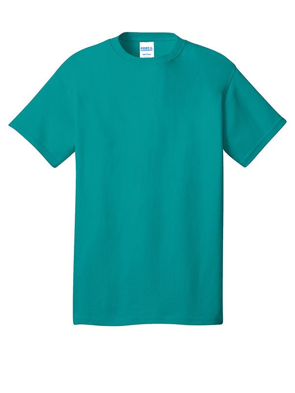 Bright Aqua Port & Company Core Cotton Tee