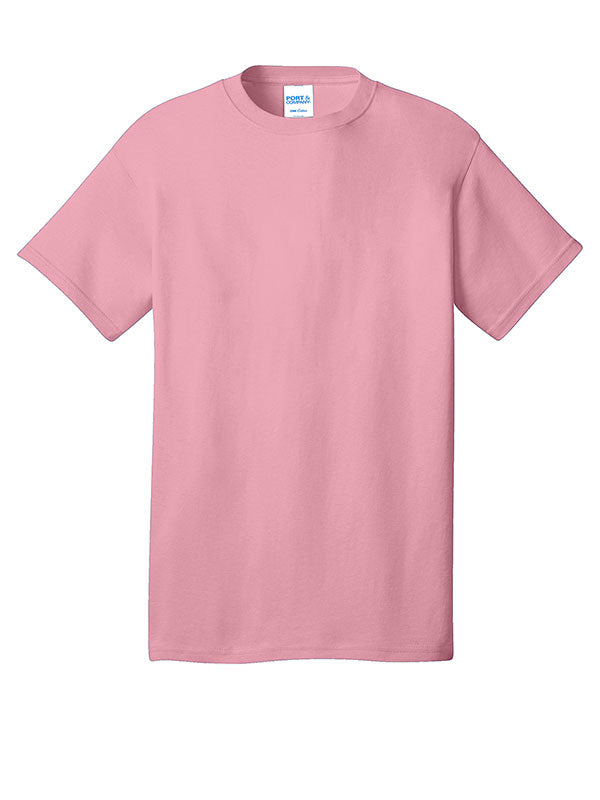 Candy Pink Port & Company Core Cotton Tee
