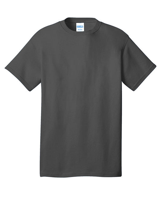 Coal Grey Port & Company Core Cotton Tee