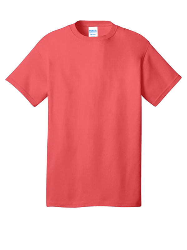 Coral Port & Company Core Cotton Tee