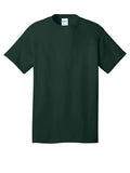 Dark Green Port & Company Core Cotton Tee