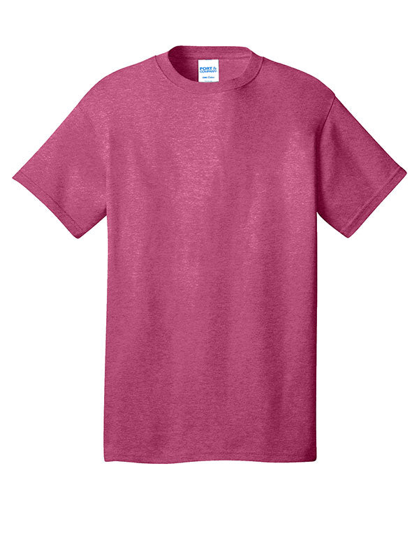 Heather Sangria Port & Company Core Cotton Tee