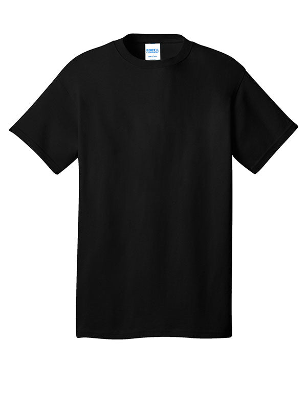 Jet Black Port & Company Core Cotton Tee
