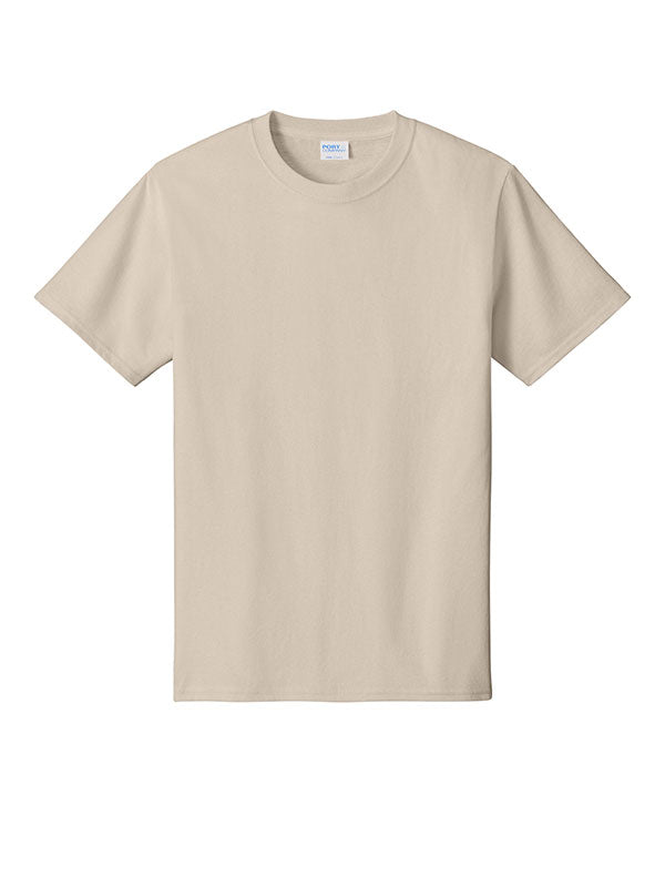Light Sand Port & Company Core Cotton Tee