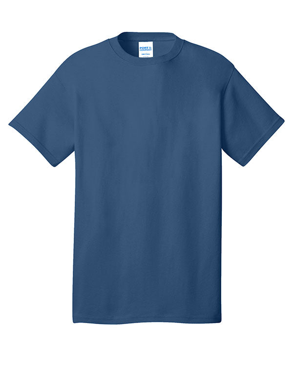 Neptune Blue Port & Company Core Cotton Tee