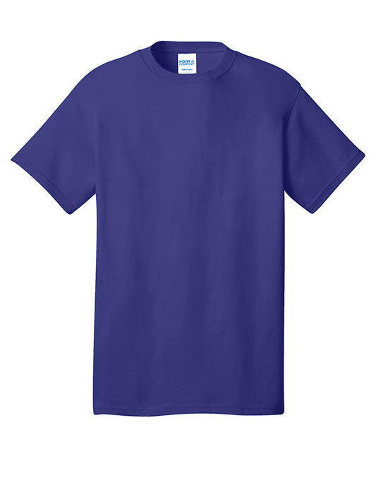 Purple Port & Company Core Cotton Tee