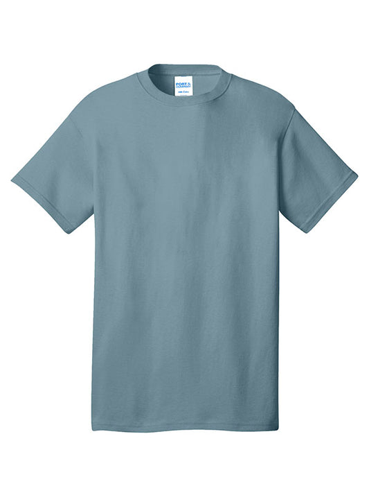 Stonewashed Blue Port & Company Core Cotton Tee