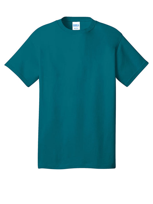 Teal Port & Company Core Cotton Tee