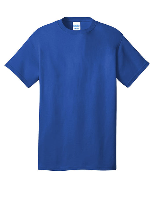 True Royal Port & Company Core Cotton Tee