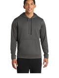 Charcoal Port & Company Performance Fleece Hoodie