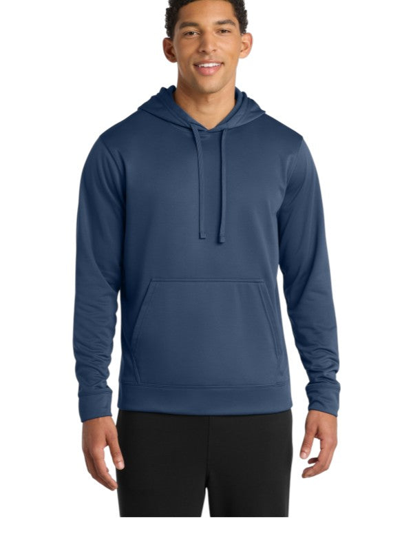 Deep Navy Port & Company Performance Fleece Hoodie