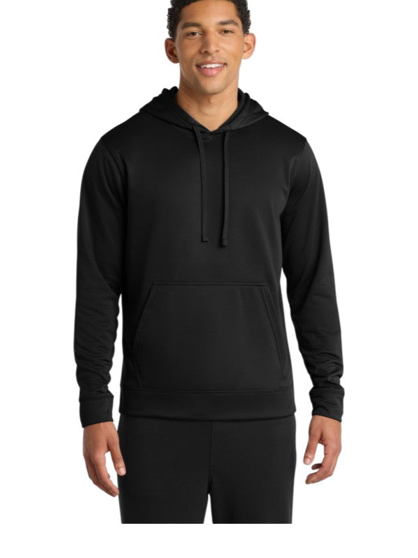 Jet Black Port & Company Performance Fleece Hoodie