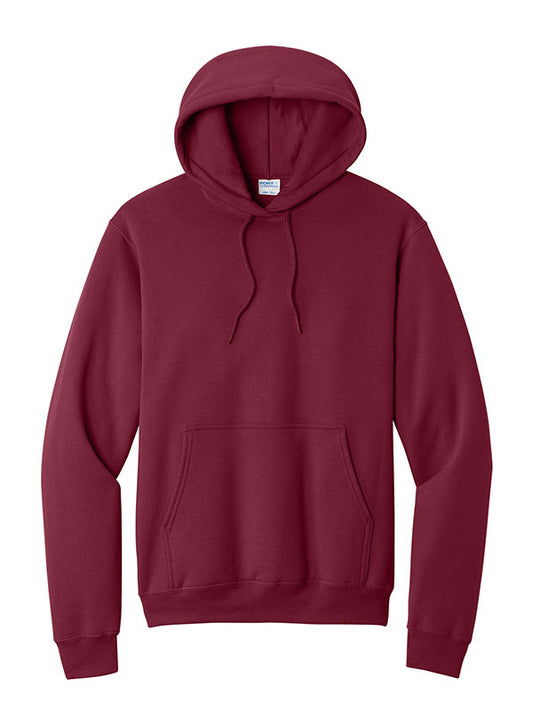 Cardinal Port & Company Fleece Pullover Hooded Sweatshirt