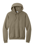 Coyote Brown Port & Company Fleece Pullover Hooded Sweatshirt