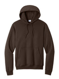 Dark Chocolate Brown Port & Company Fleece Pullover Hooded Sweatshirt