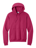 Flush Pink Port & Company Fleece Pullover Hooded Sweatshirt