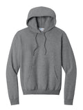 Graphite Heather Port & Company Fleece Pullover Hooded Sweatshirt