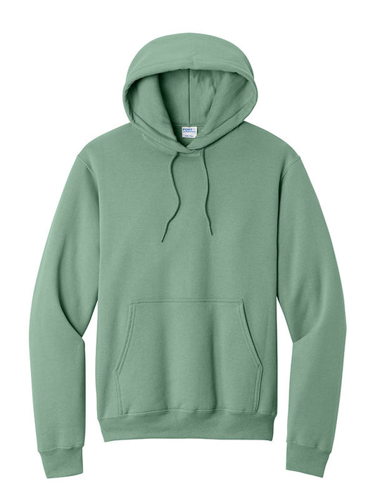 Laurel Green Port & Company Fleece Pullover Hooded Sweatshirt
