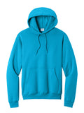 Neon Blue Port & Company Fleece Pullover Hooded Sweatshirt
