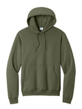 Olive Drab Green Port & Company Fleece Pullover Hooded Sweatshirt