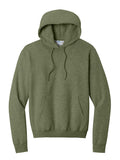 Olive Green Heather Port & Company Fleece Pullover Hooded Sweatshirt