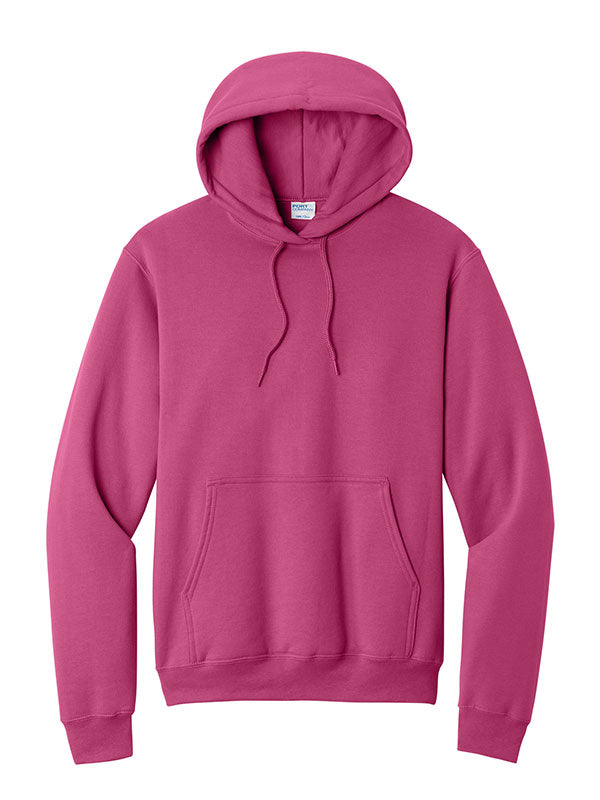 Sangria Port & Company Fleece Pullover Hooded Sweatshirt