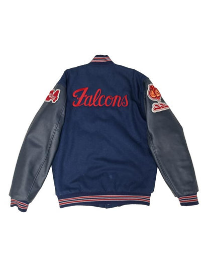 Armstrong Wool and Leather Set-In Sleeve Letter Jacket