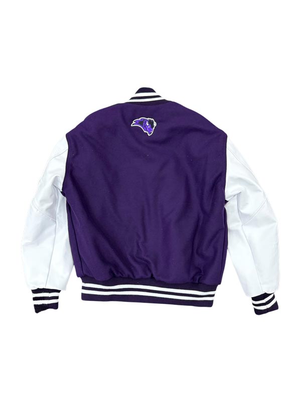 Buffalo Wool and Leather Set-In Sleeve Letter Jacket