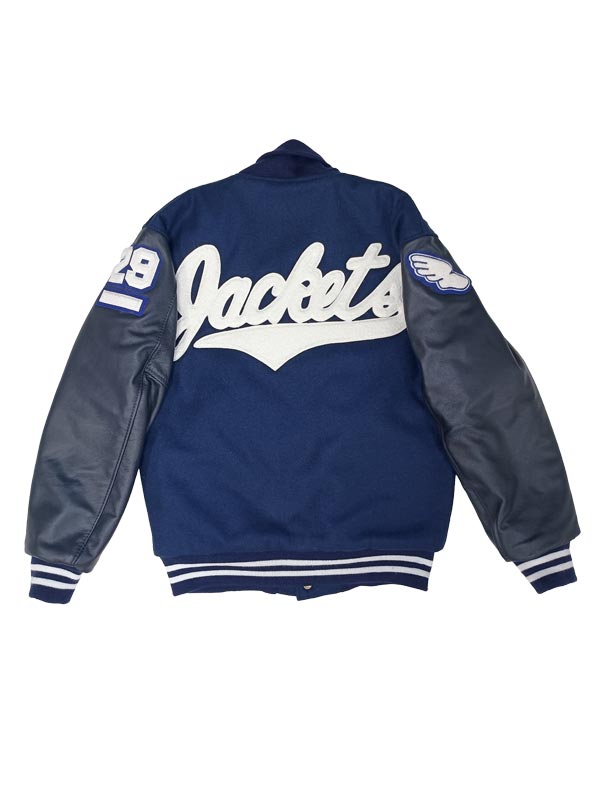 Cambridge Isanti Wool and Leather Set-In Sleeve Letter Jacket