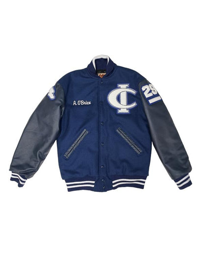Cambridge Isanti Wool and Leather Set-In Sleeve Letter Jacket
